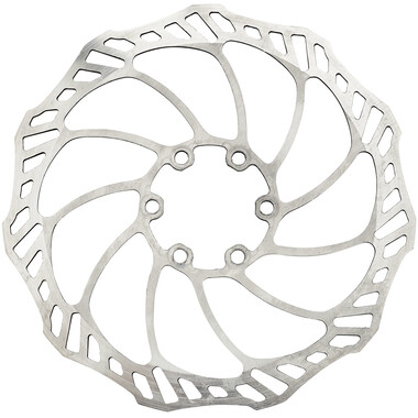 Disque ROTOR UNO 6 Trous Argent ROTOR Probikeshop 0
